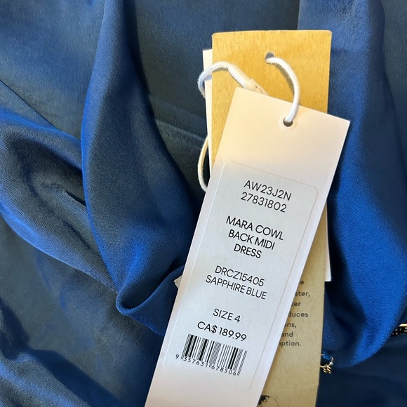 BNWT Ever New Australia - Cowl Back Midi Dress - Picture 8 of 8